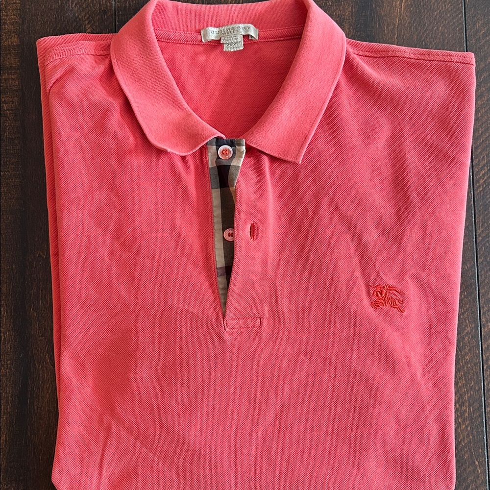 Burberry Men's Coral Polo Shirt